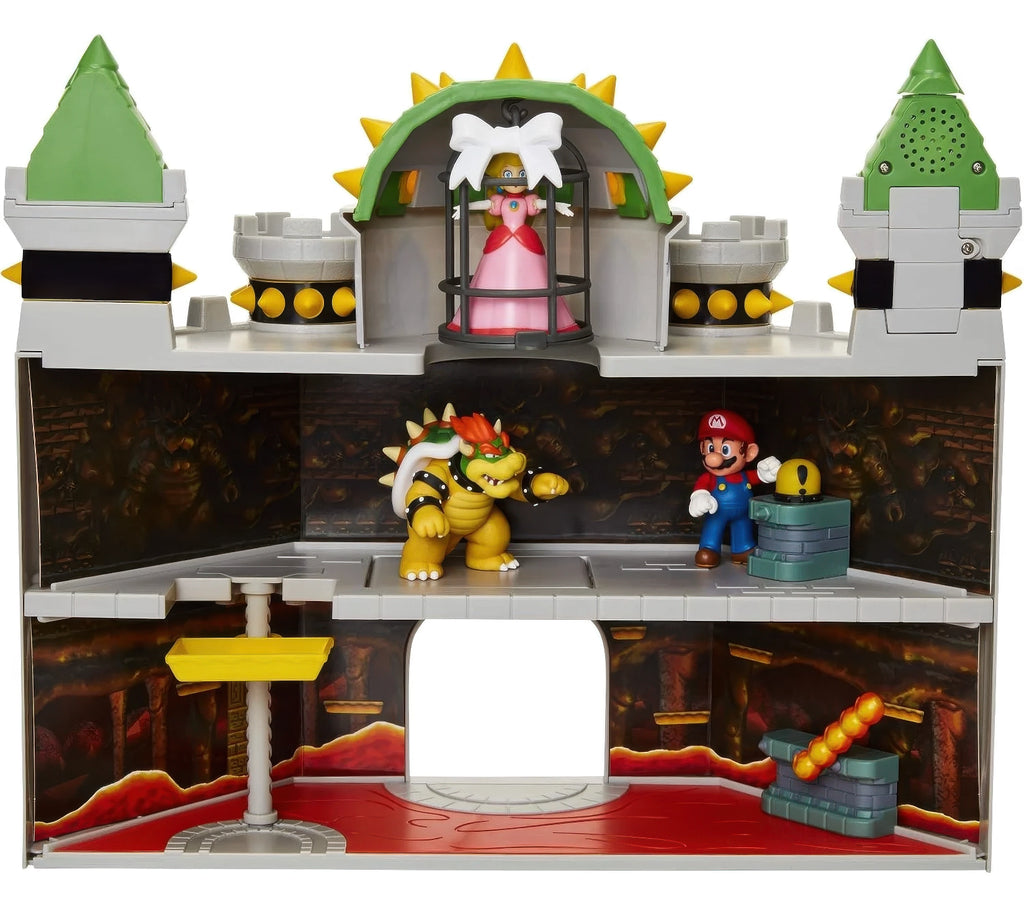 Super Mario Bros Deluxe Bowser's Castle Playset - TOYBOX Toy Shop