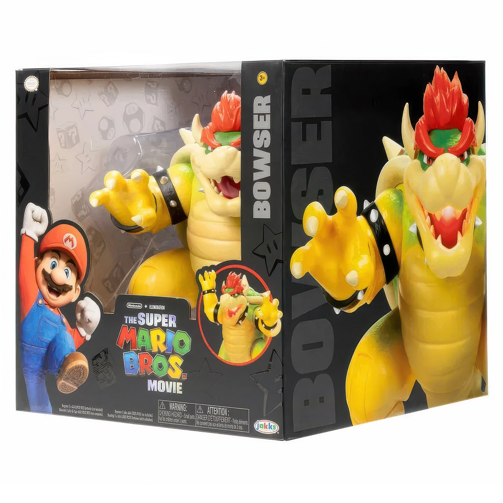 Super Mario Bros Movie Bowser Fire Breathing Action Figure 17.5cm
