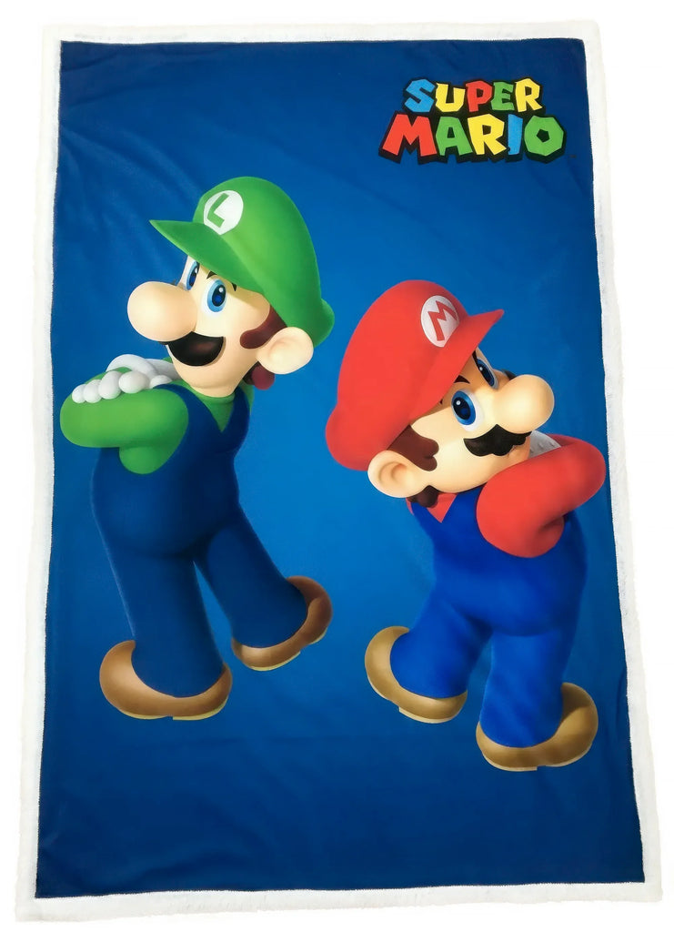Super Mario Bros Polar Blanket