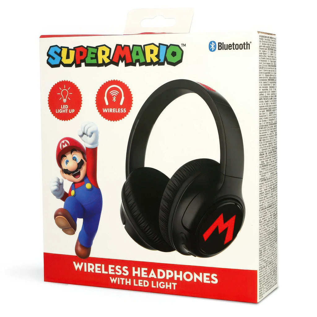 SUPER MARIO Bros Wireless LED Headphones - TOYBOX Toy Shop