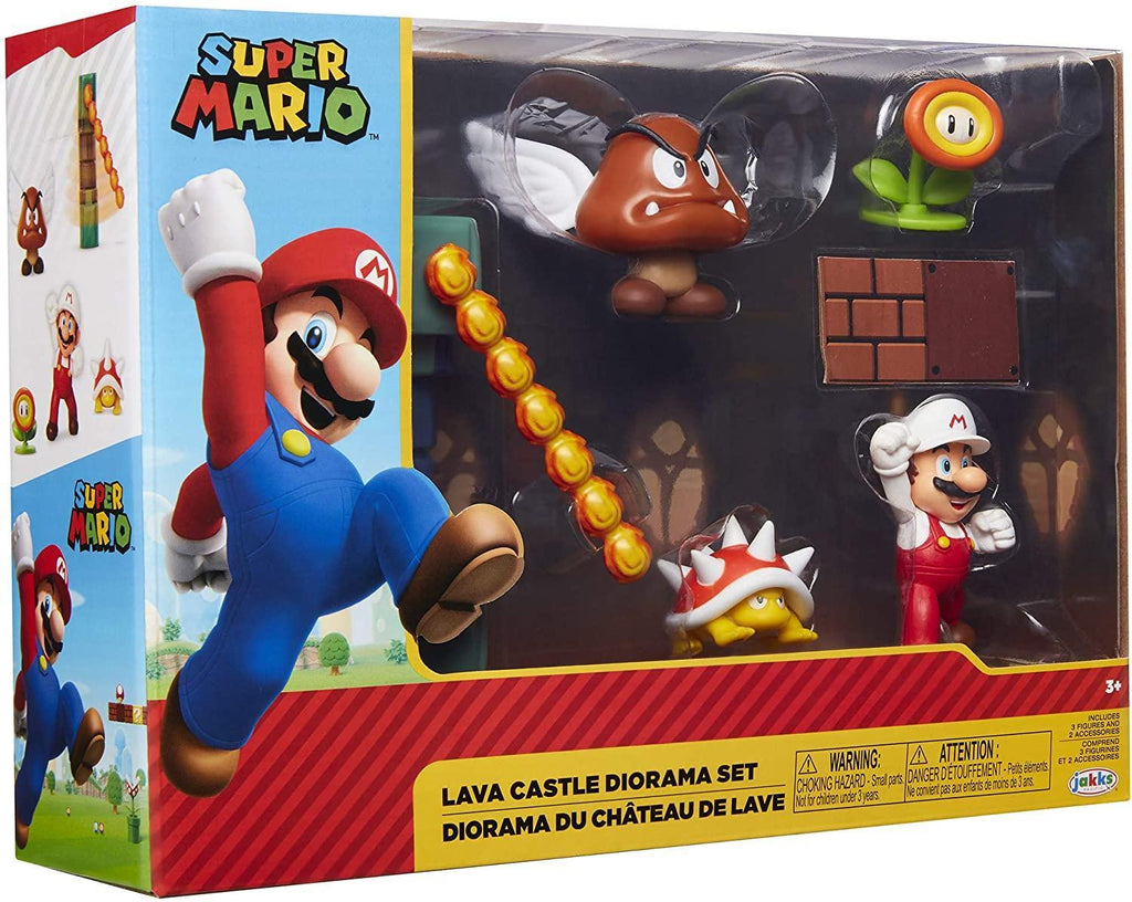 Super Mario JPA40015 Nintendo Lava Castle Playset - TOYBOX Toy Shop
