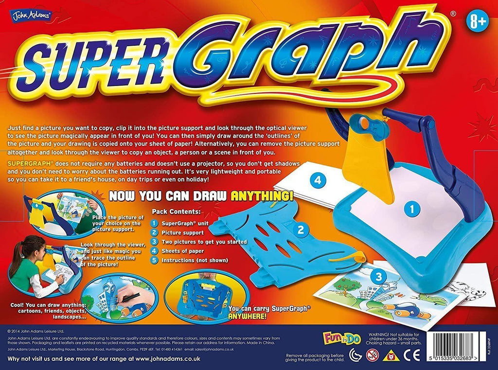 SuperGraph Drawing Station from John Adams - TOYBOX Toy Shop