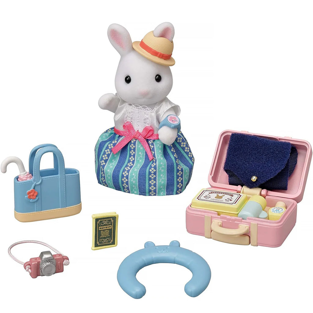 Sylvanian Families Weekend Travel Set - Snow Rabbit Mother - TOYBOX Toy Shop