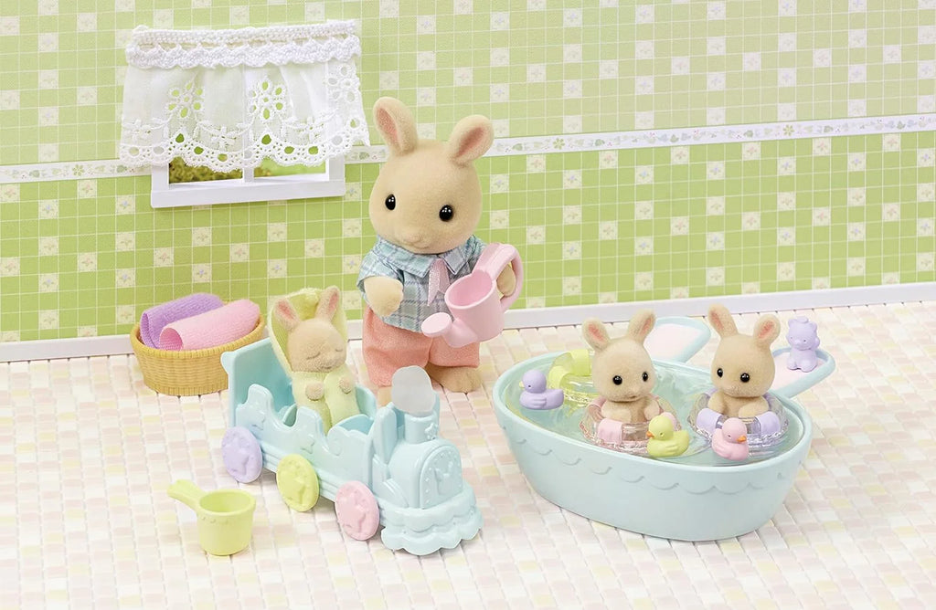 Sylvanian Families Triplets Baby Bathtime Set - TOYBOX Toy Shop