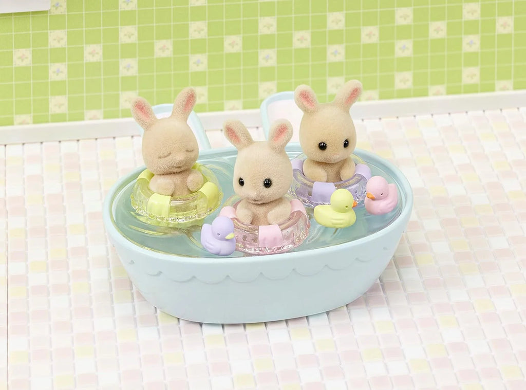 Sylvanian Families Triplets Baby Bathtime Set - TOYBOX Toy Shop