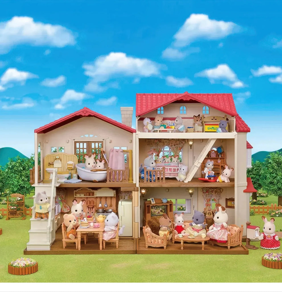 Sylvanian Families Red Roof Country Home Gift Set - Secret Attic Playroom