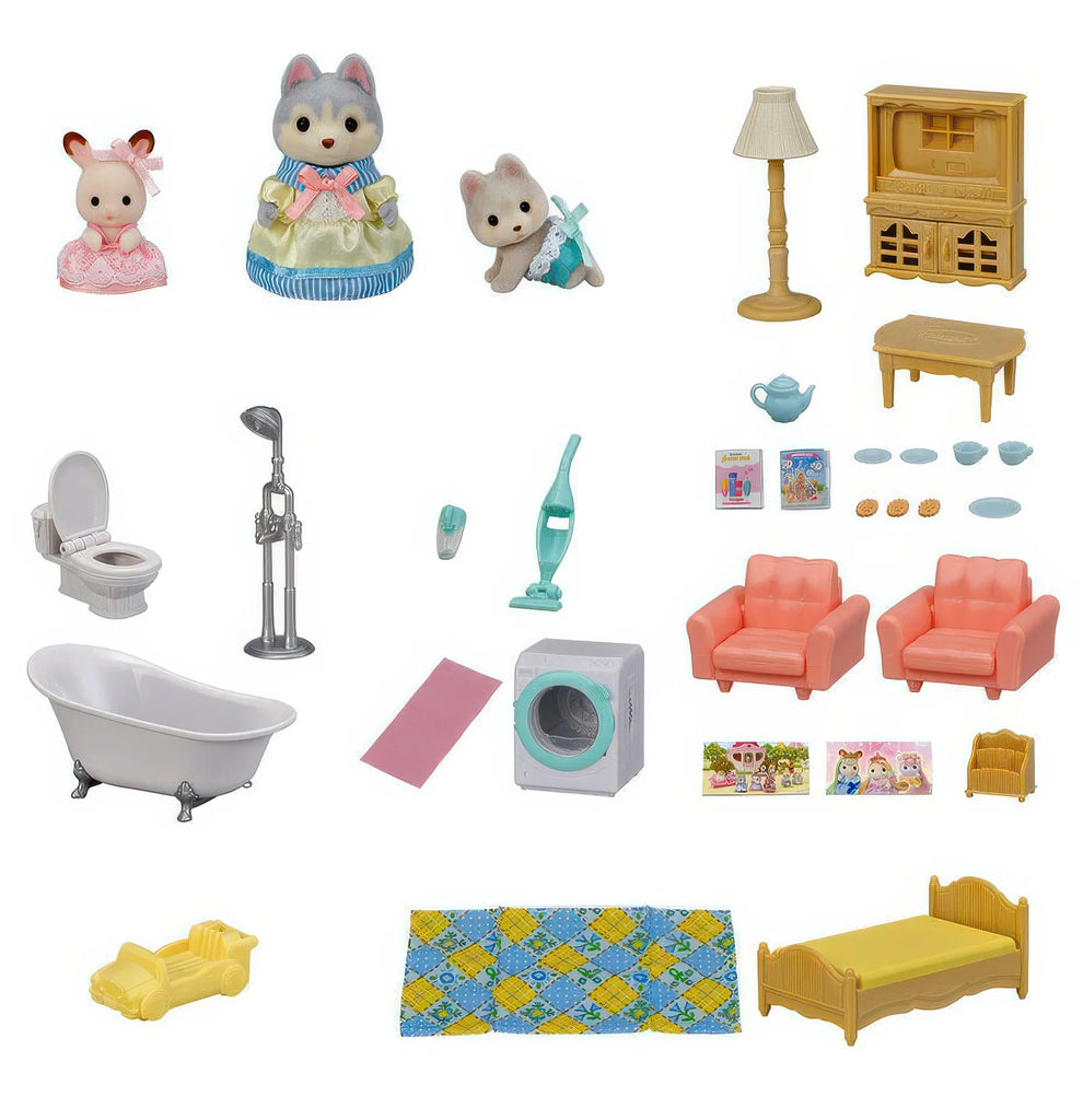 Sylvanian Families Red Roof Country Home Gift Set - Secret Attic Playroom