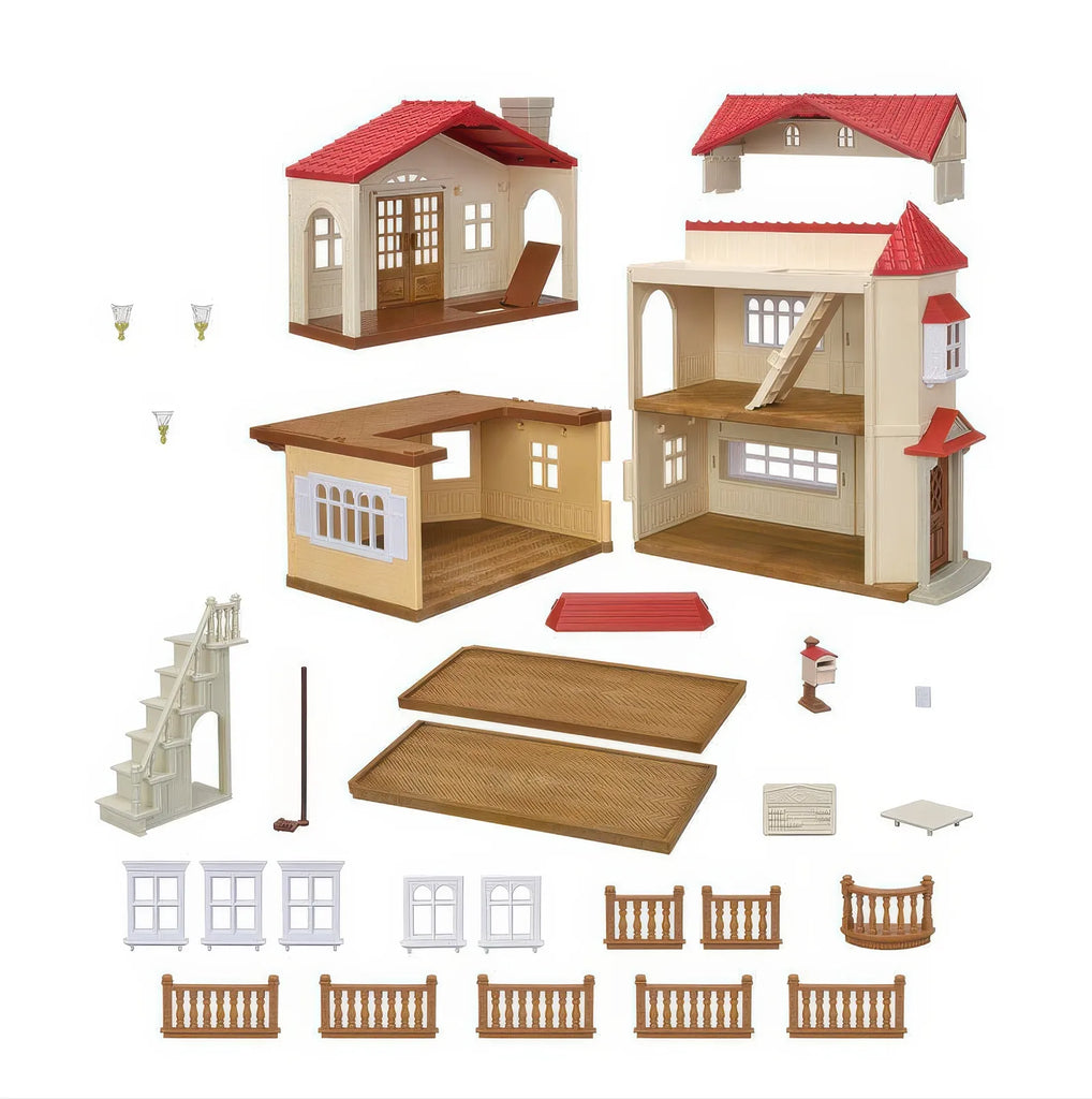 Sylvanian Families Red Roof Country Home Gift Set - Secret Attic Playroom