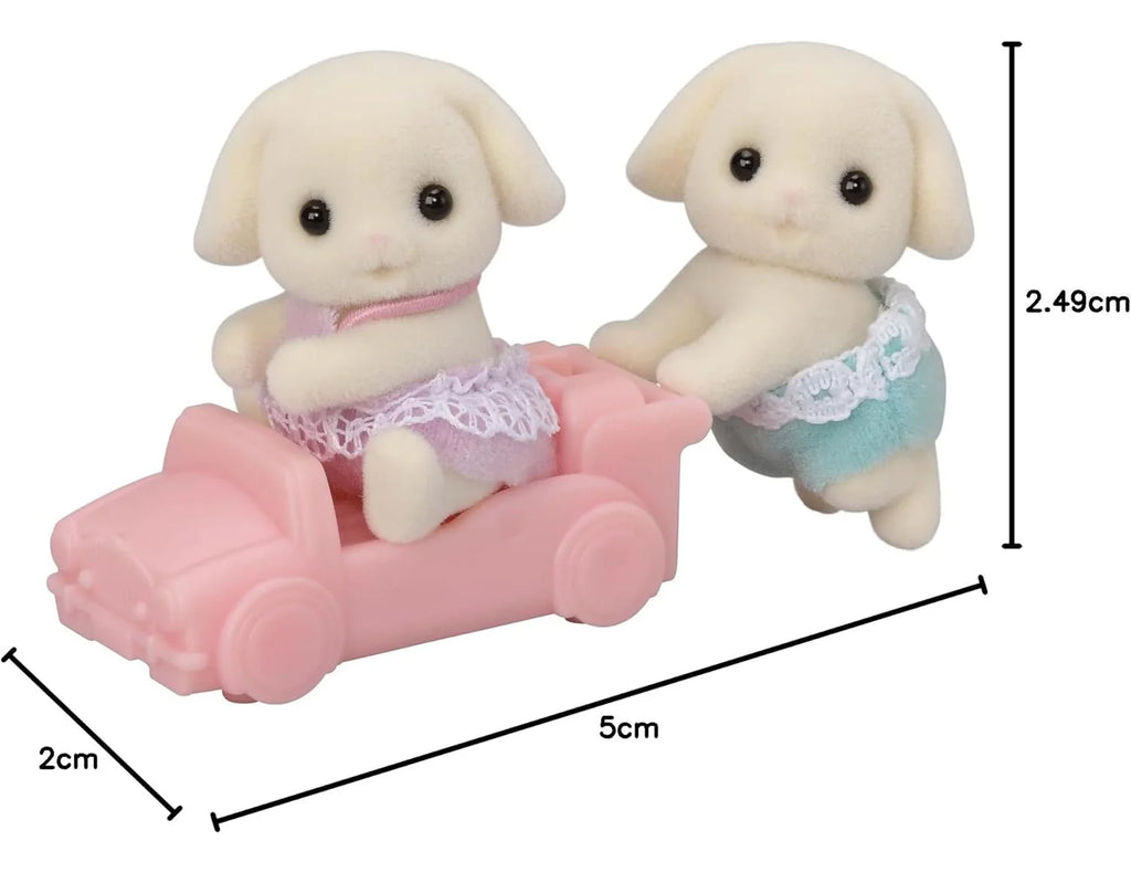 Sylvanian Families Flora Rabbit Twins - TOYBOX Toy Shop