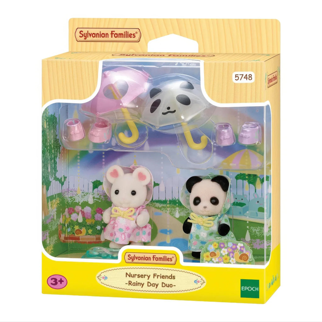 Sylvanian Families 5748 Nursery Friends Rainy Day Duo
