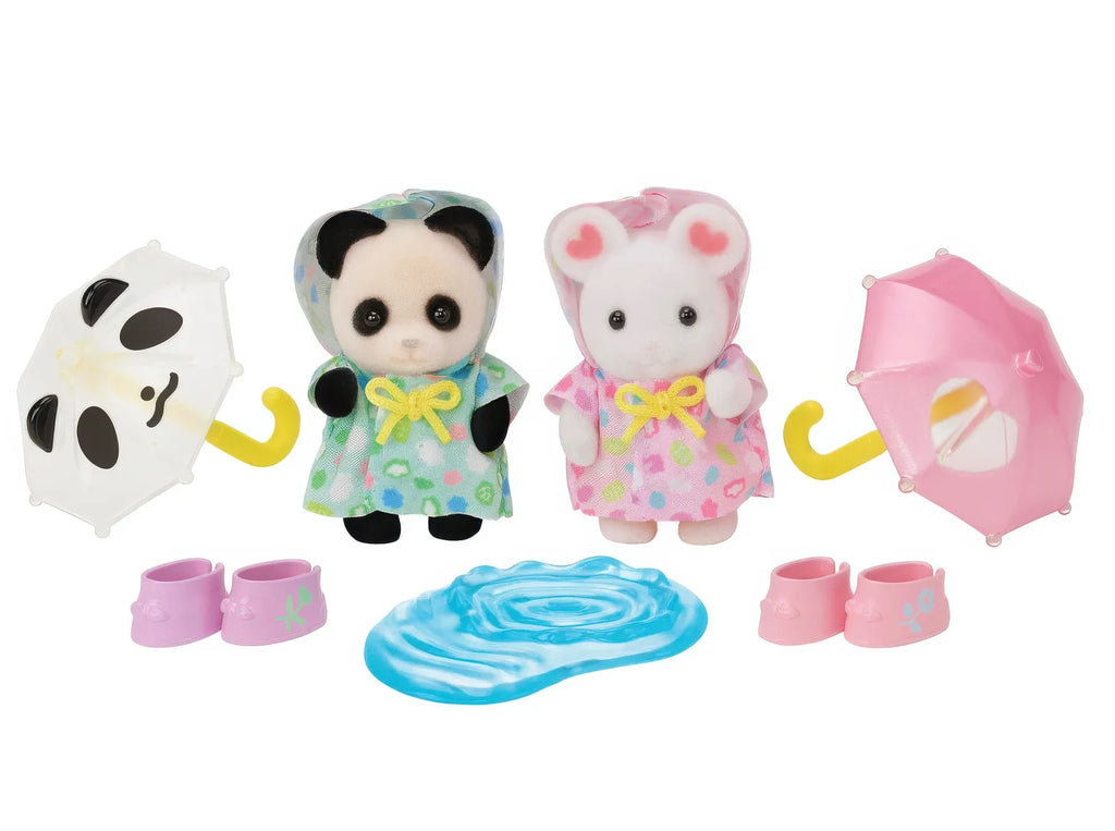 Sylvanian Families 5748 Nursery Friends Rainy Day Duo