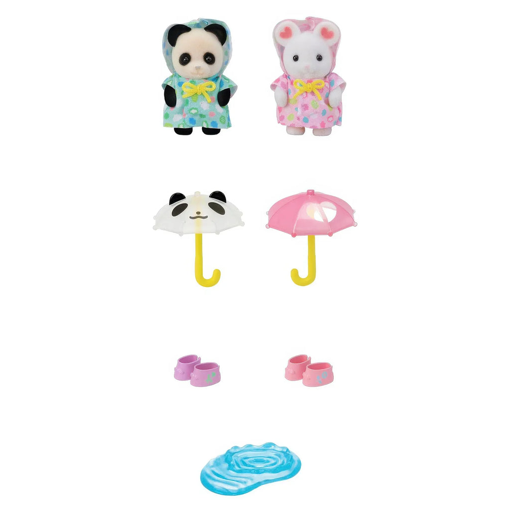 Sylvanian Families 5748 Nursery Friends Rainy Day Duo