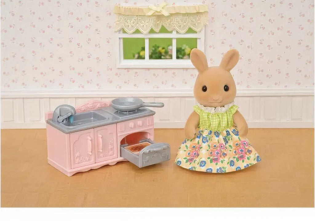 Sylvanian Families Sunny Rabbit Mother's Cooking Set - TOYBOX Toy Shop