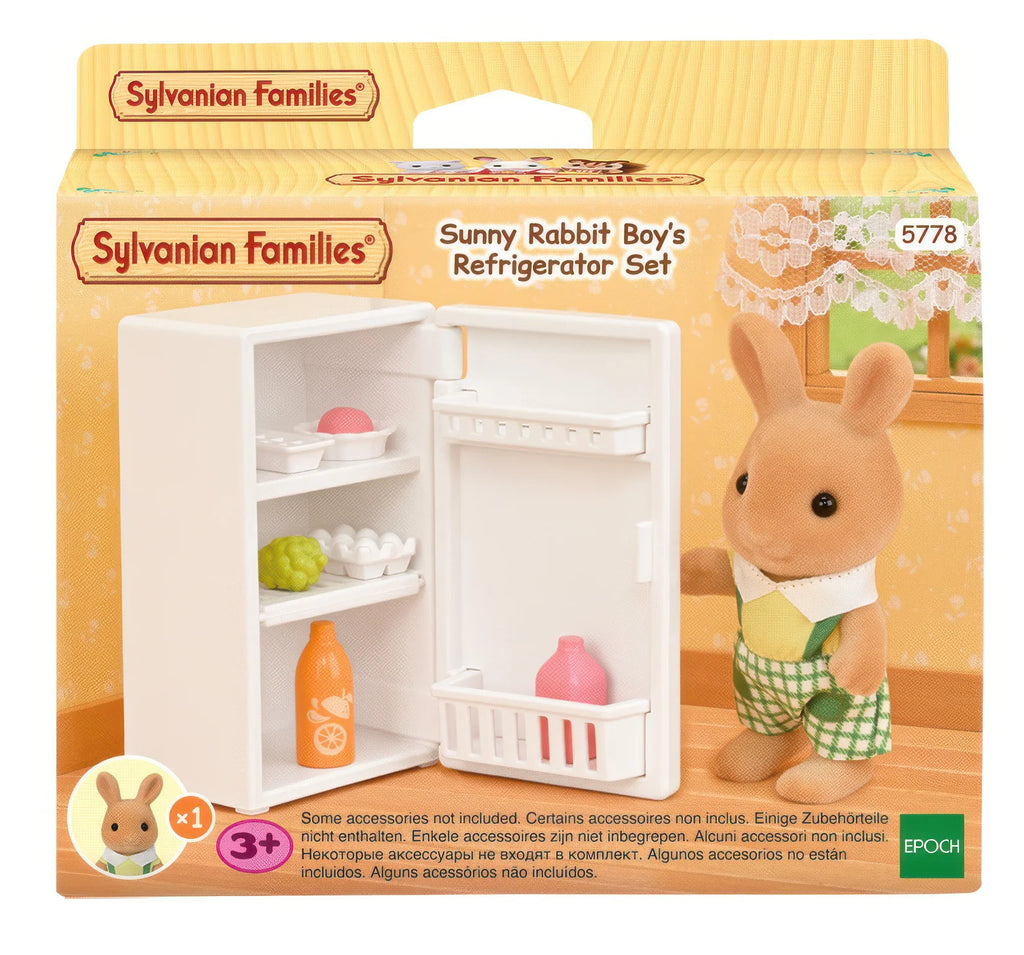 Sylvanian Families Sunny Rabbit Boy's Refrigerator Set - TOYBOX Toy Shop