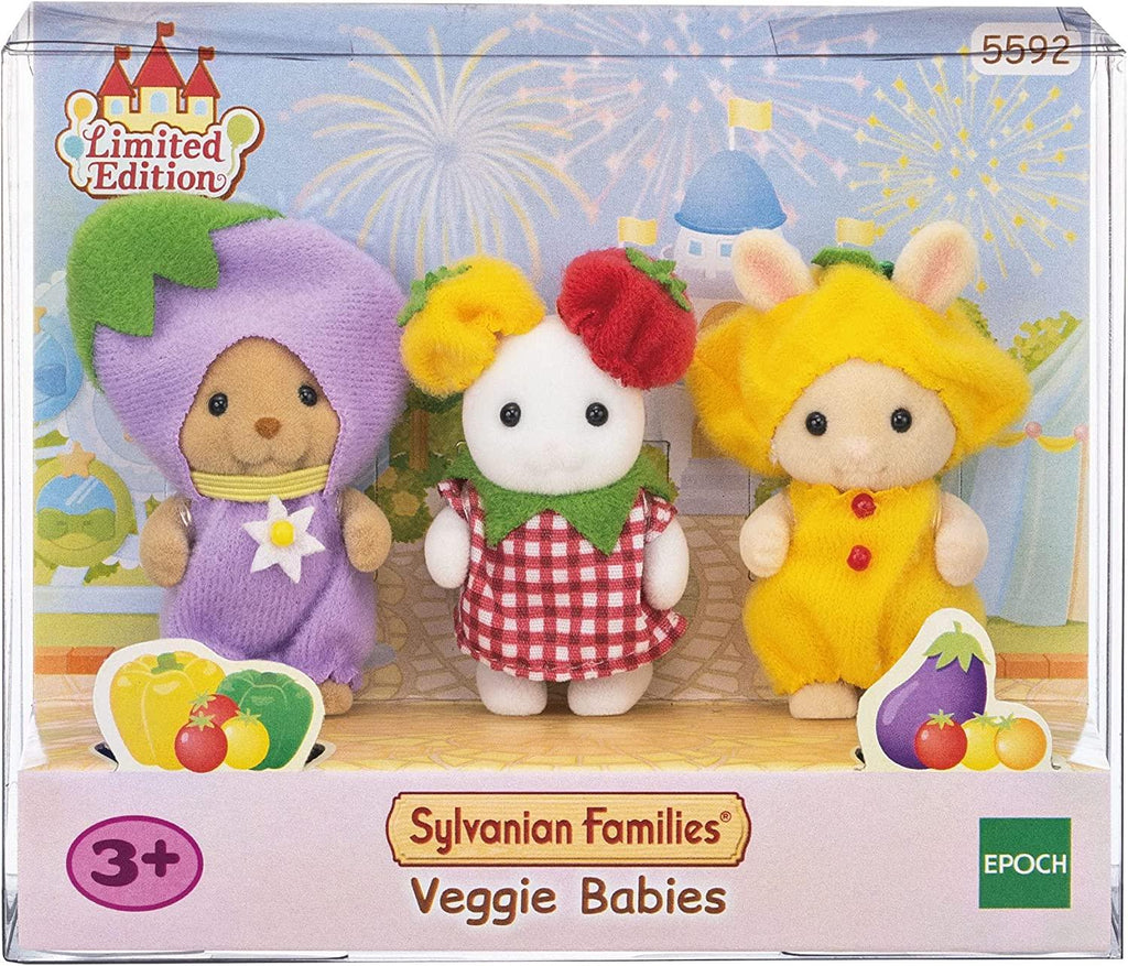 Sylvanian Families  Baby Trio in Vegetable Costumes - TOYBOX Toy Shop