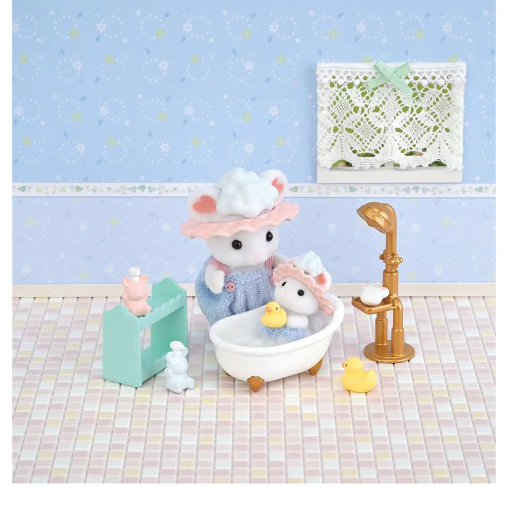 Sylvanian Families – Bath Time Bubble Siblings Set