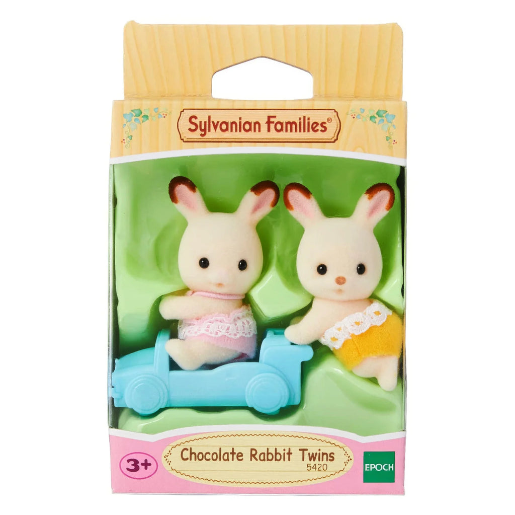 Sylvanian Families Chocolate Rabbit Twins - TOYBOX Toy Shop