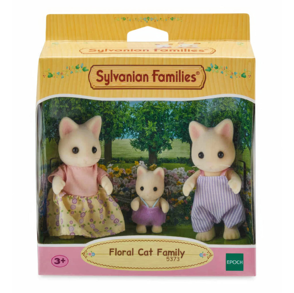 Sylvanian Families Floral Cat Family - TOYBOX Toy Shop