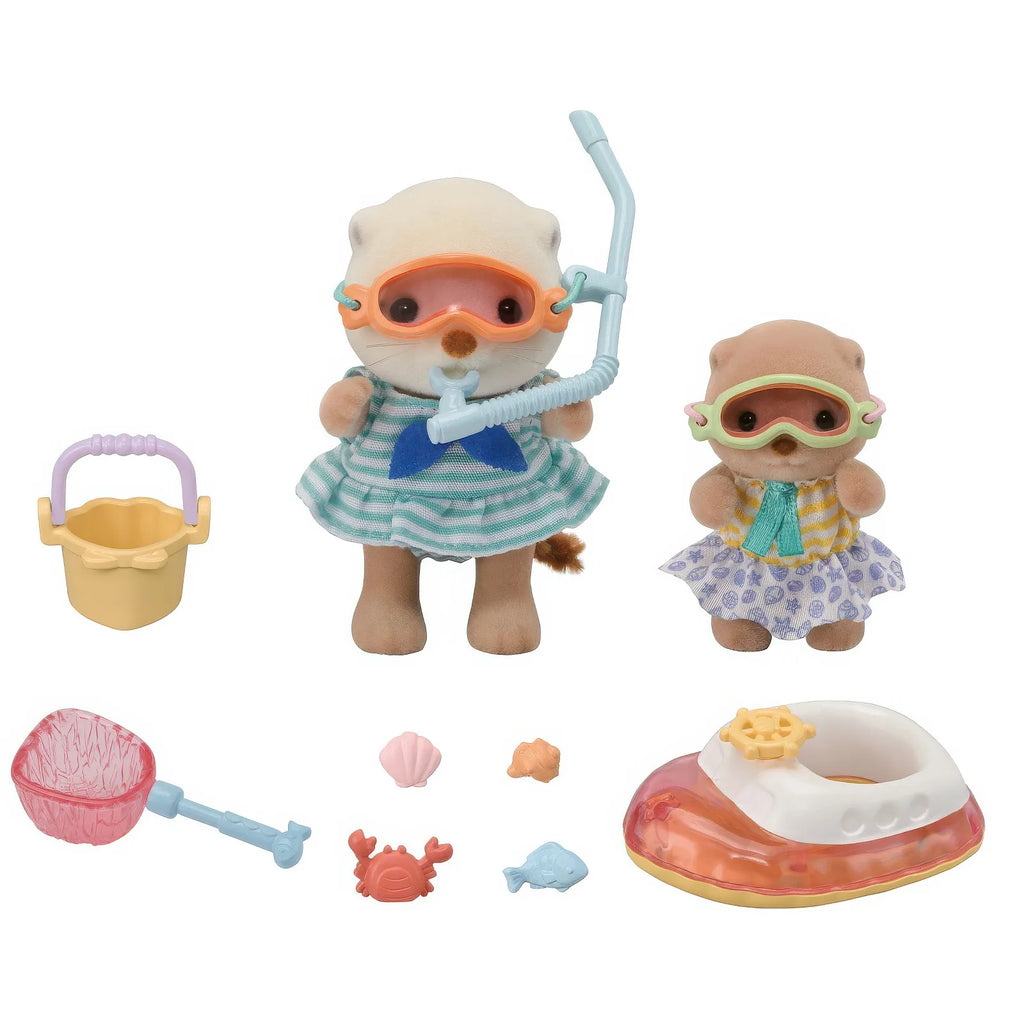 Sylvanian Families Sea Otter Sisters Splashy Snorkel Set