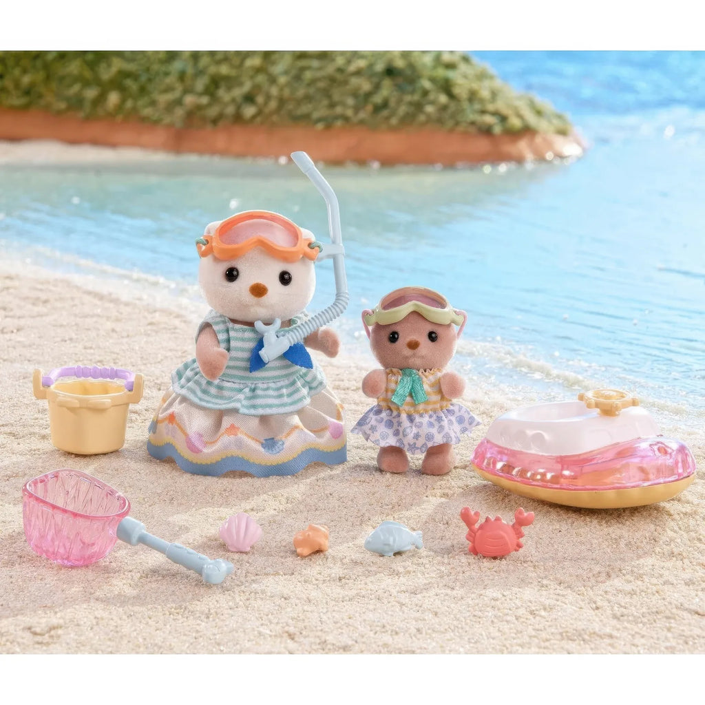 Sylvanian Families Sea Otter Sisters Splashy Snorkel Set