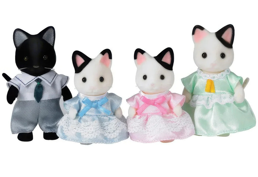 Sylvanian Families Tuxedo Cat Family - TOYBOX Toy Shop