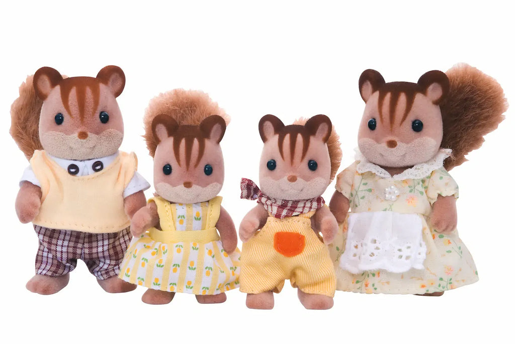 Sylvanian Families Walnut Squirrel Family