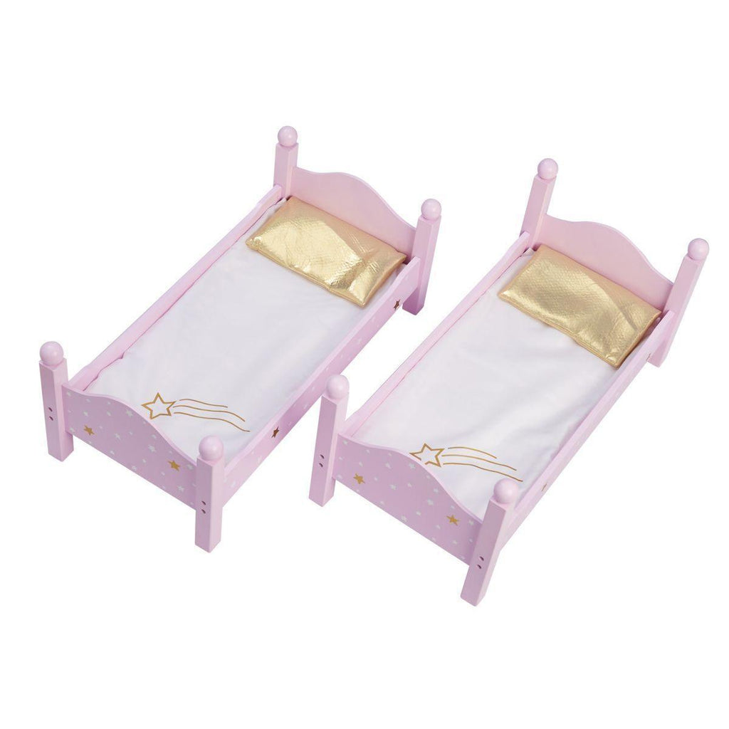 Teamson TD-0095AP Stars Princess 18" Doll Double Bunk Bed - TOYBOX
