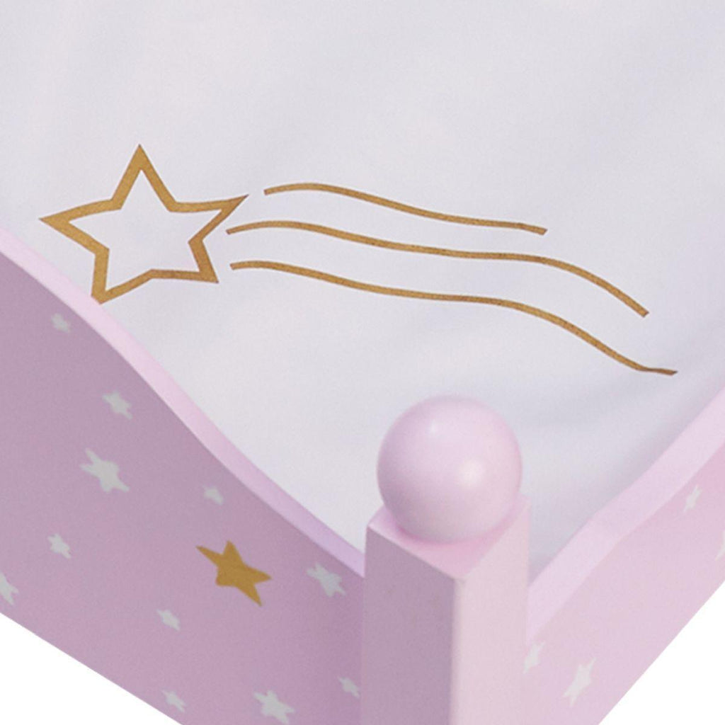 Teamson TD-0095AP Stars Princess 18" Doll Double Bunk Bed - TOYBOX