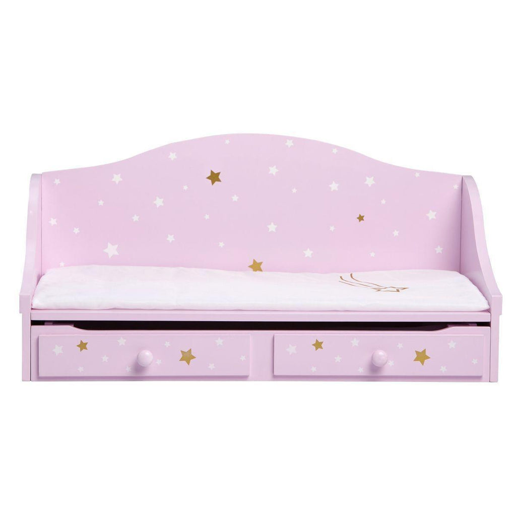 Teamson TD-0096AP Twinkle Stars Princess 18" Doll Trundle Bed - TOYBOX Toy Shop Cyprus