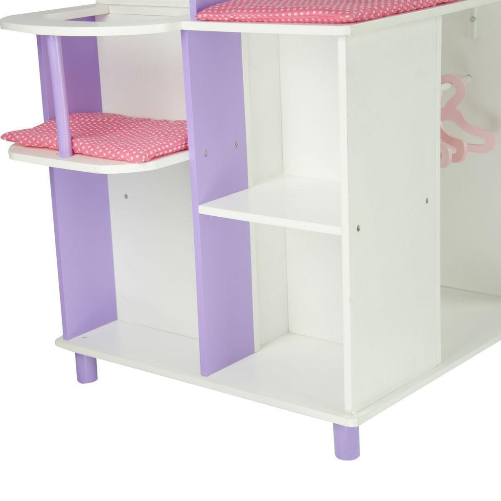 Teamson USA Little Princess Baby Doll Changing Station with Storage - TOYBOX Toy Shop