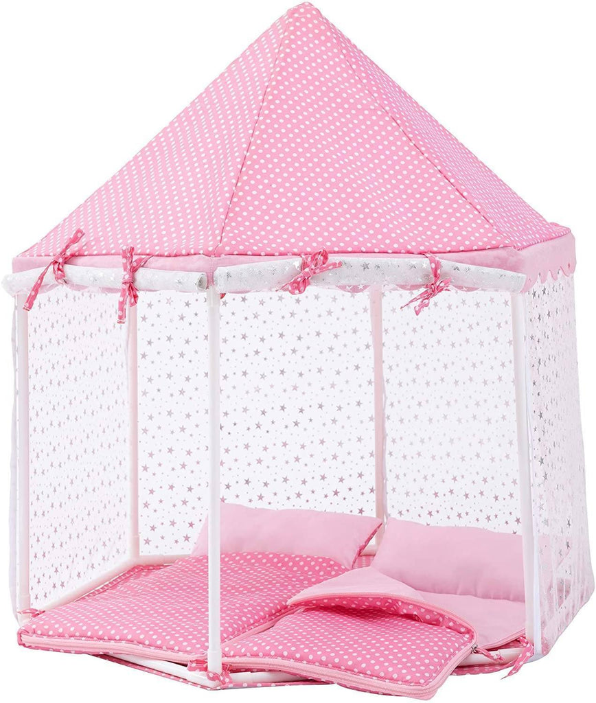 Teamson USA TD-13029A Olivia's Little World TD-13029A Dolls Tent with Sleeping Bags Pink - TOYBOX