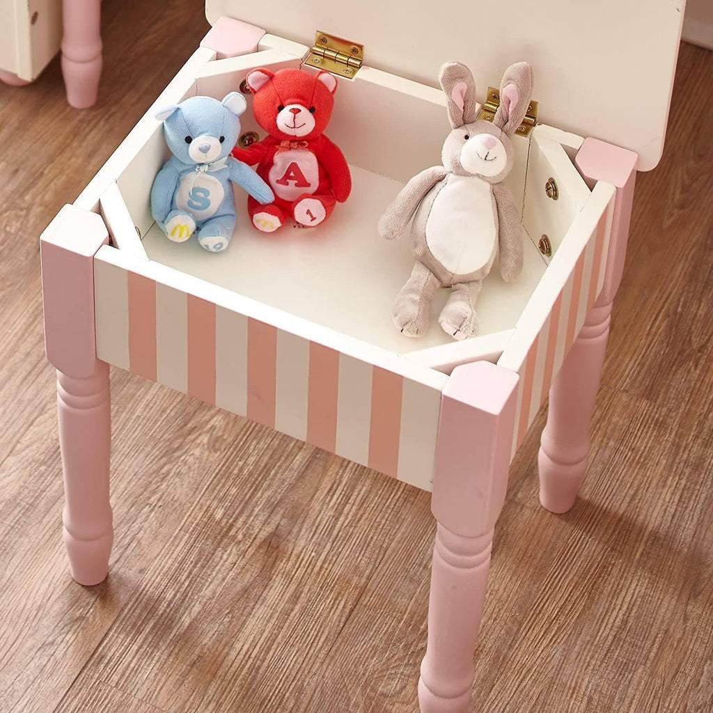 Teamson USA Bouquet Vanity Table and Stool Set - TOYBOX Toy Shop