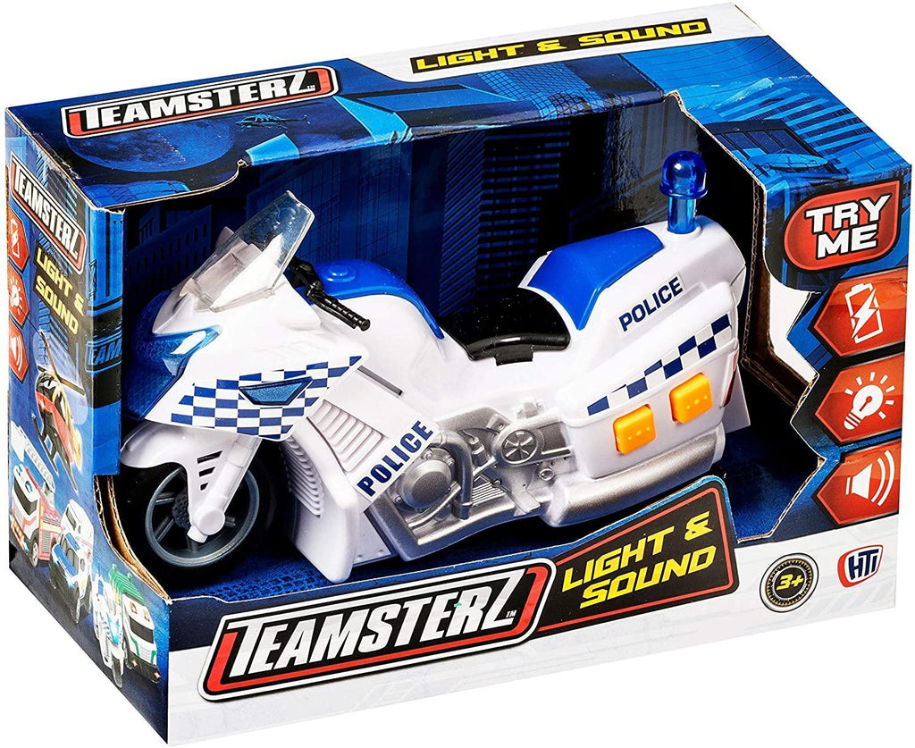Teamsterz 1416563 Light and Sounds Police Motorbike - TOYBOX Toy Shop