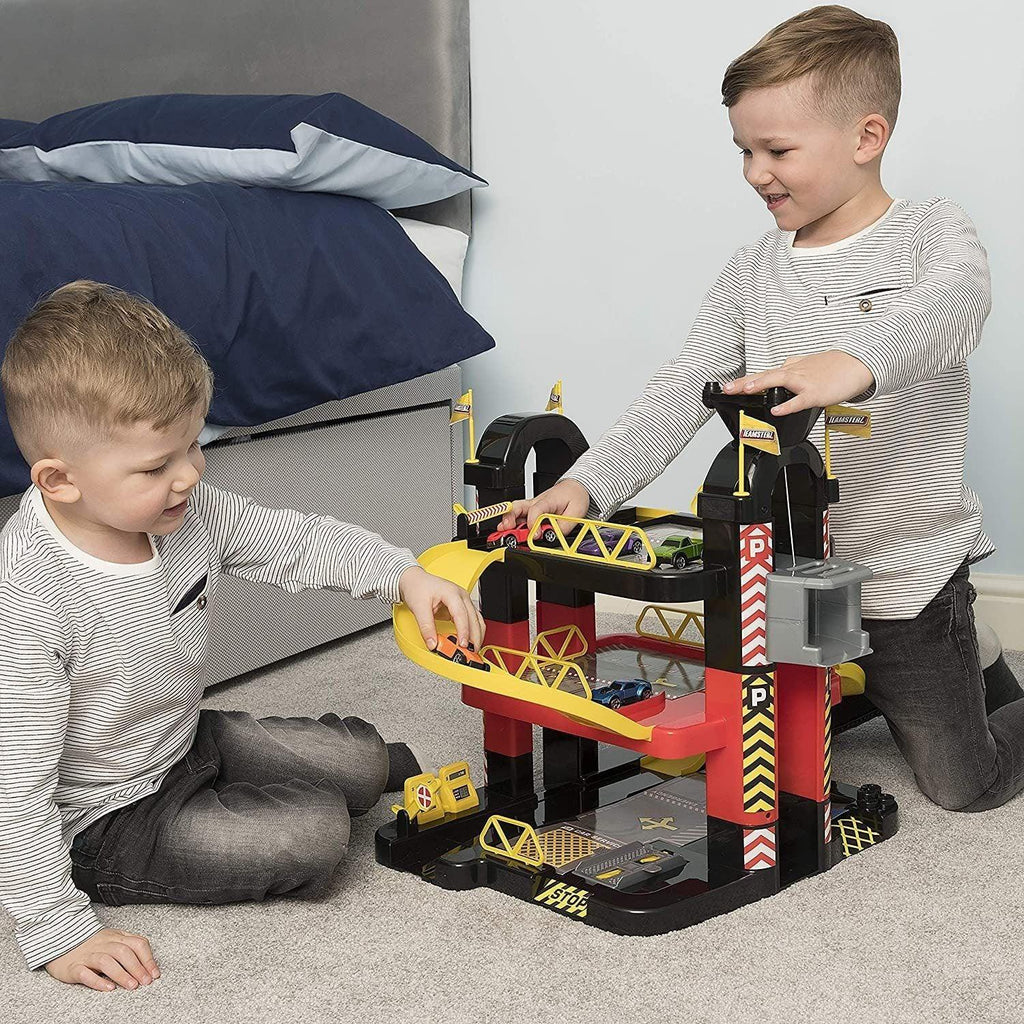 Teamsterz 3 Level Tower Garage + 5 Die-cast Cars - TOYBOX Toy Shop