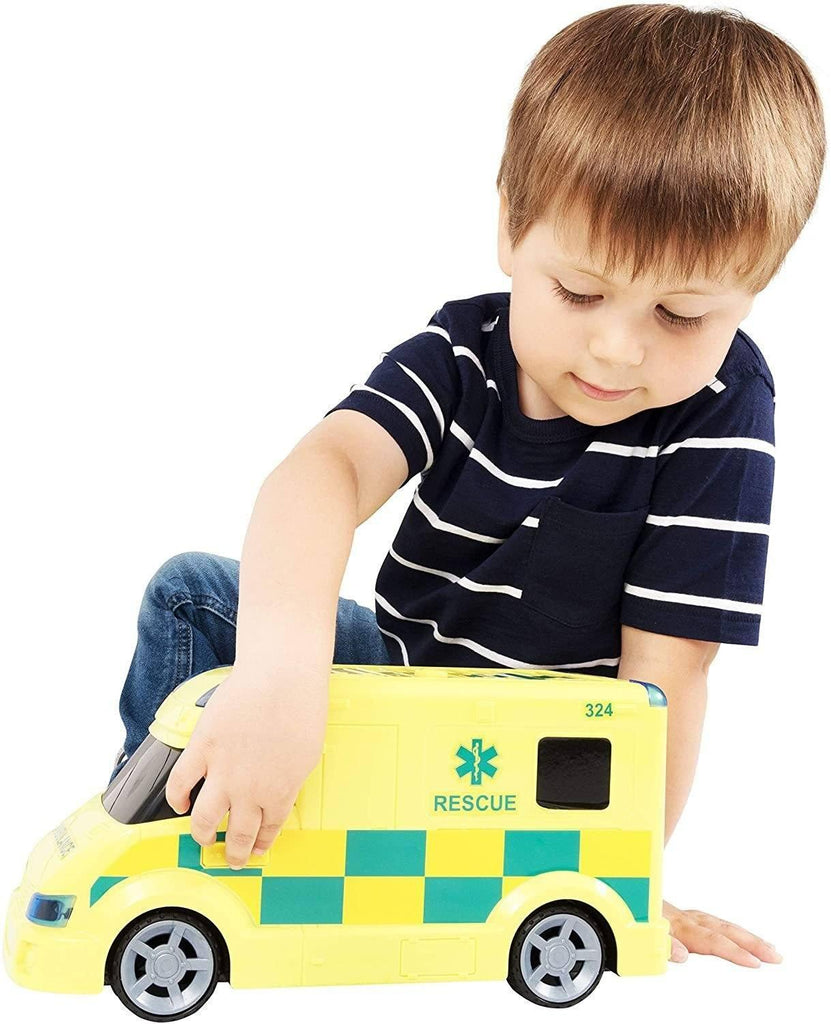 Teamsterz Large Light & Sound Ambulance - TOYBOX Toy Shop