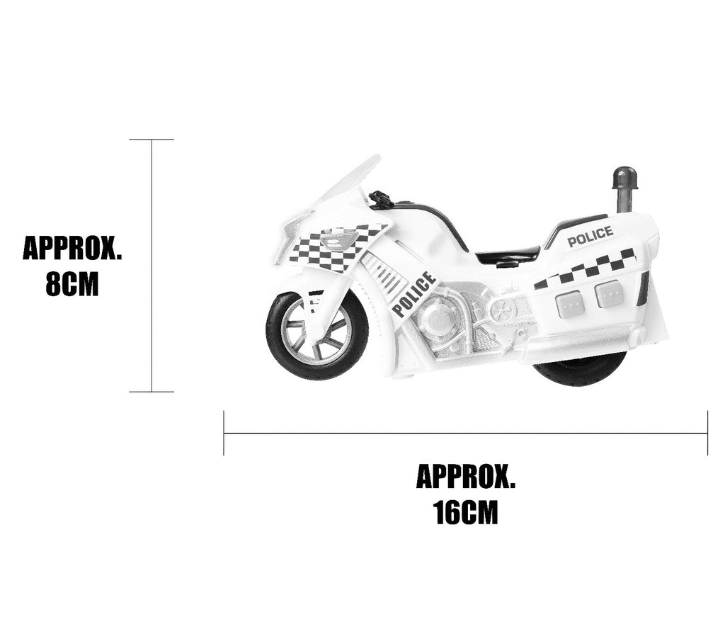 Teamsterz Light & Sound Police Motorbike with Figure - TOYBOX Toy Shop