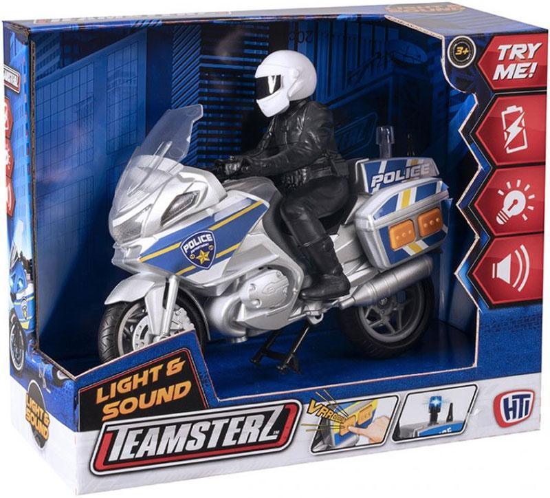 Teamsterz Light & Sound Police Motorbike with Figure - TOYBOX Toy Shop