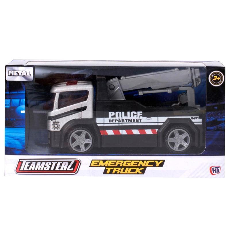 Teamsterz Metal Emergency Truck Vehicle - 4-inch Police Department Tow Truck - TOYBOX Toy Shop
