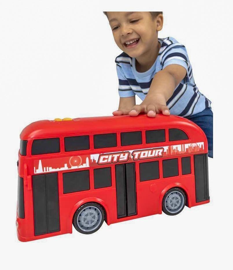 Teamsterz Mighty Moverz London City Tour Double Decker Bus - TOYBOX Toy Shop