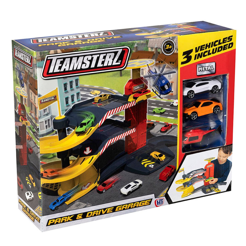 Teamsterz Park & Drive Garage Playset - TOYBOX Toy Shop