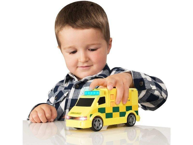 Teamsterz Small Light and Sounds Ambulance - TOYBOX Toy Shop