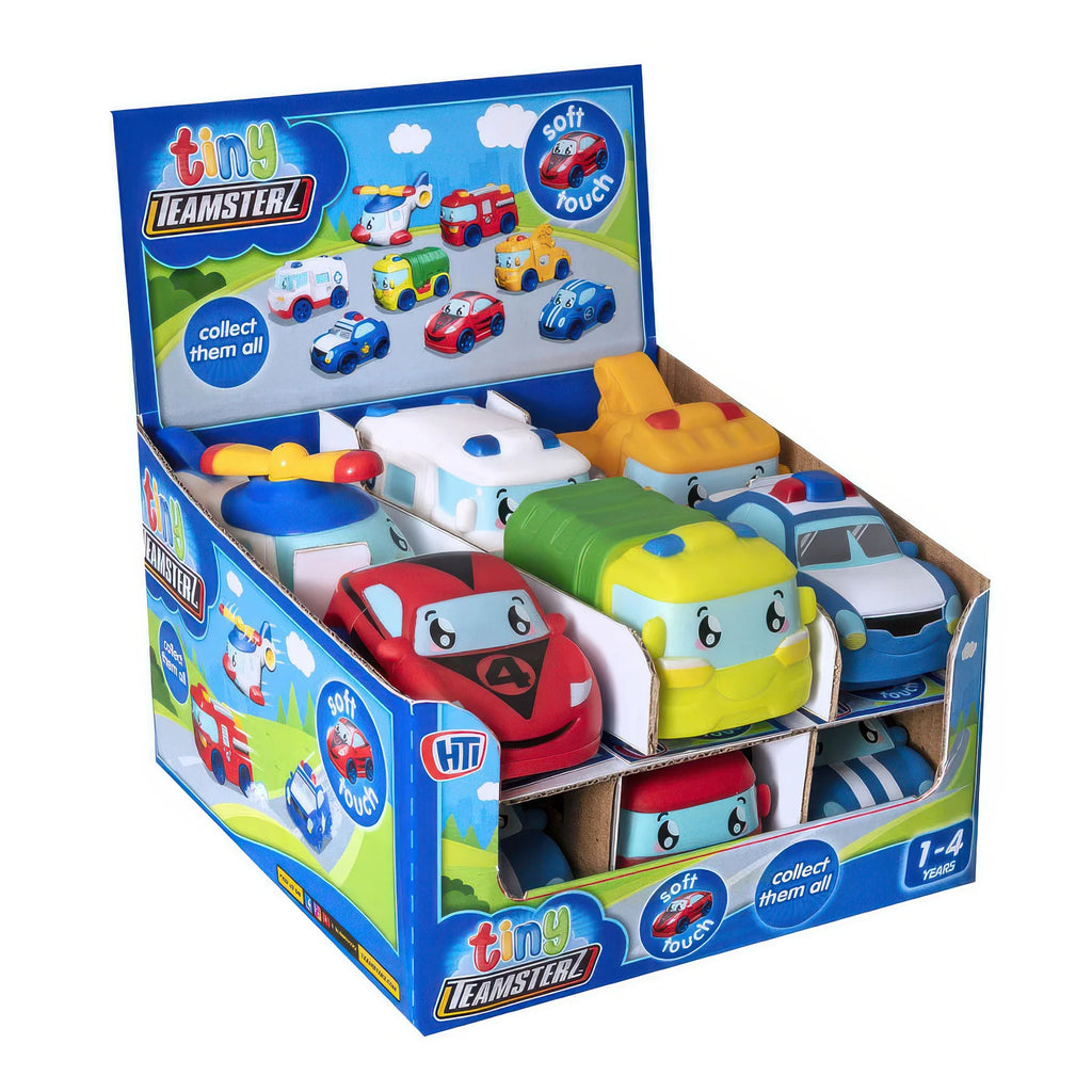 TEAMSTERZ Tiny Soft Touch Vehicles - Assorted - TOYBOX Toy Shop