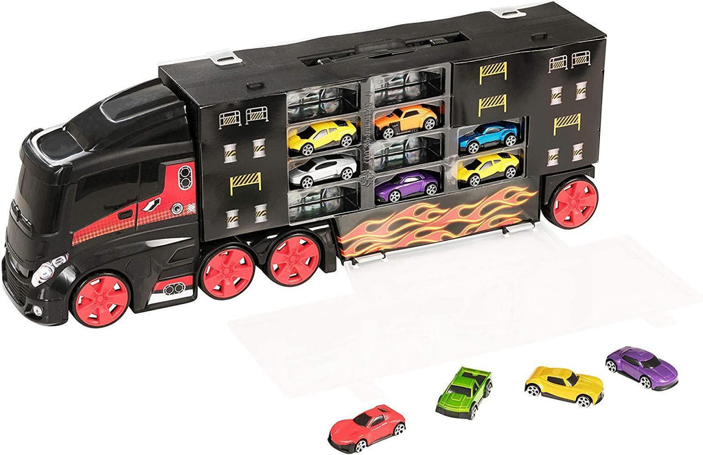 Teamsterz Transporter Carry Case with 10 Cars Included - TOYBOX Toy Shop