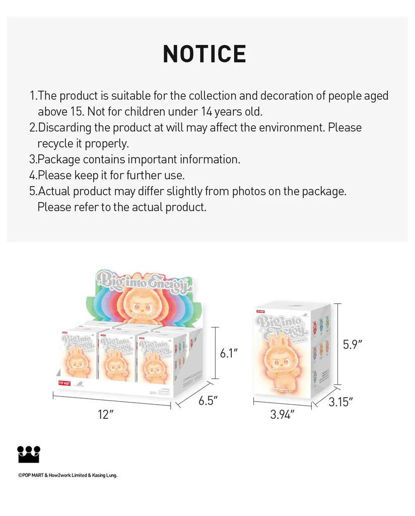 THE MONSTERS Big Into The Energy Blind Box