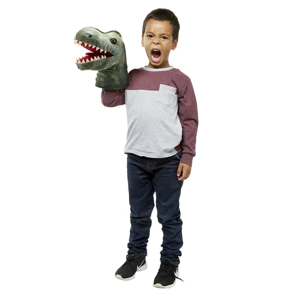 The Puppet Company - Large Dino Heads - T-rex Hand Puppet