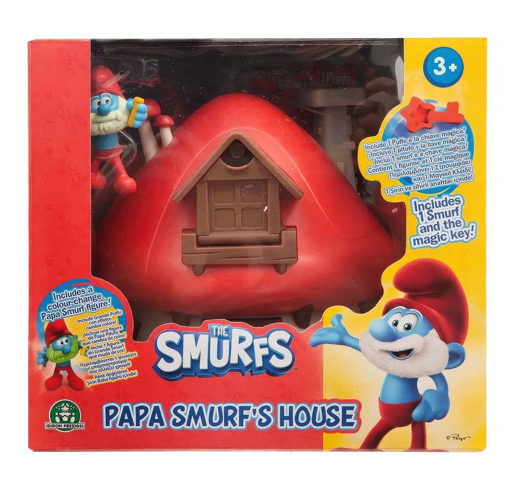 The Smurfs Playset Magic Key Papa Smurf's House