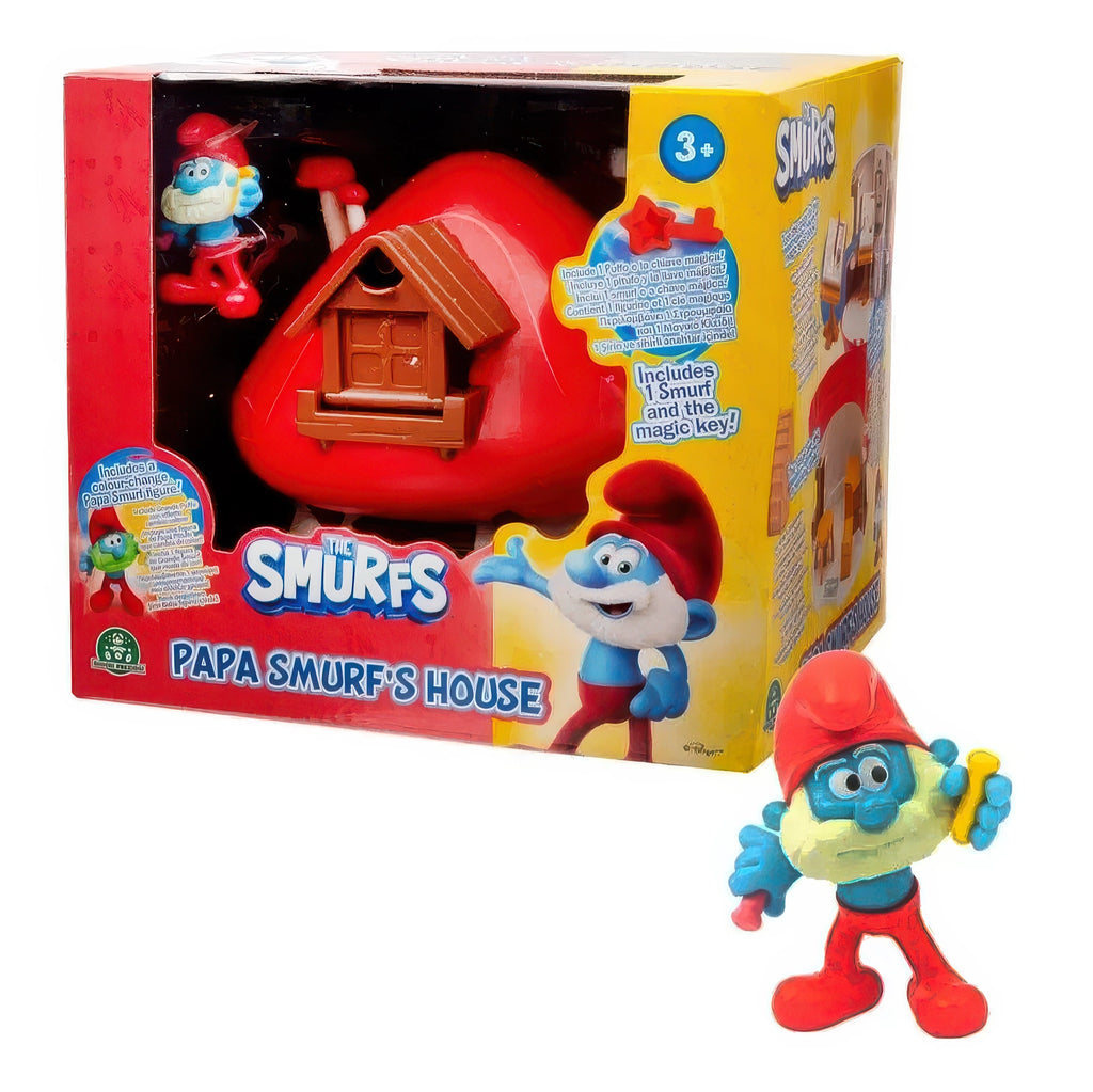 The Smurfs Playset Magic Key Papa Smurf's House