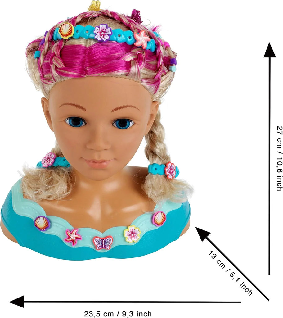 Klein 5398 Princess Coralie Make-up and hairstyling head Mariella - TOYBOX Toy Shop