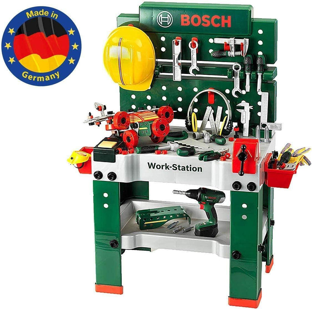 Theo Klein 8485 Bosch Workbench No. 1, 150 Pieces - TOYBOX