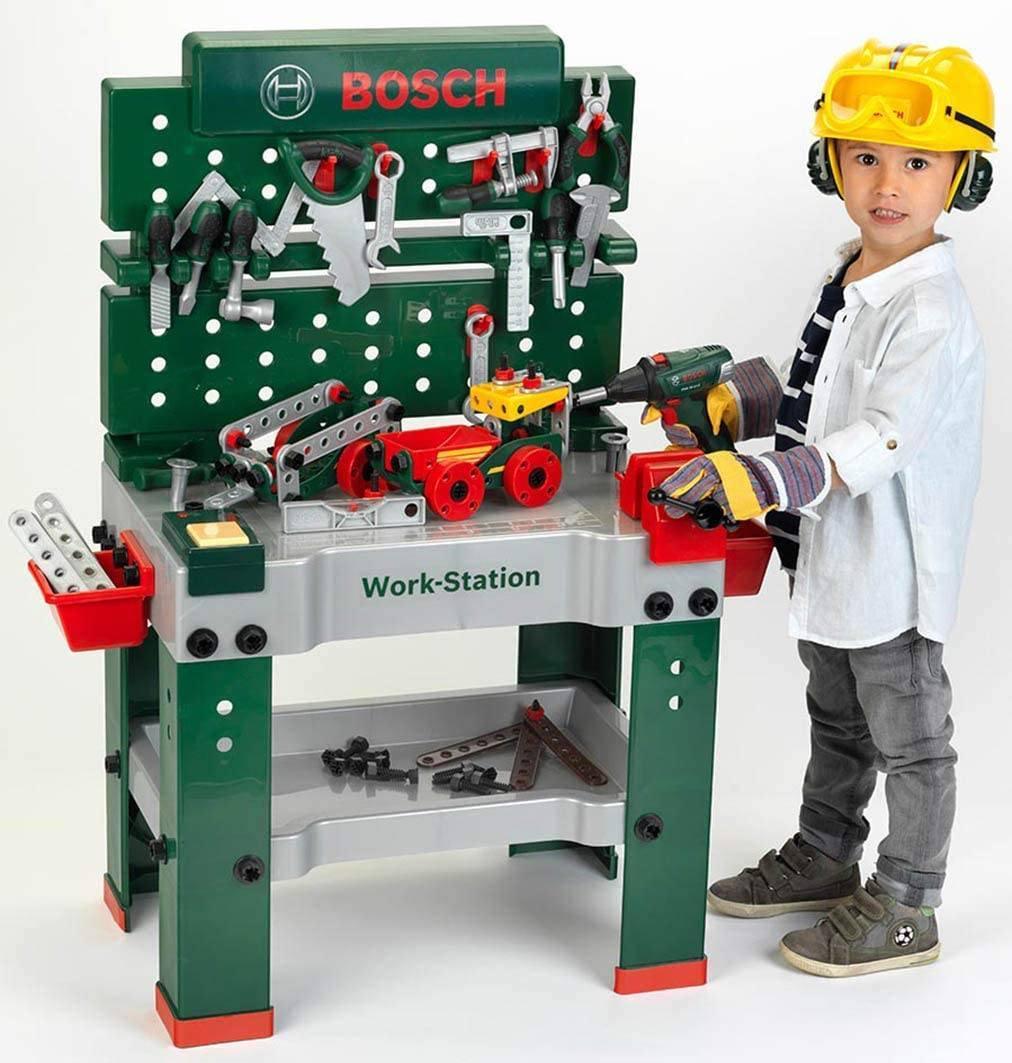 Theo Klein 8485 Bosch Workbench No. 1, 150 Pieces – TOYBOX